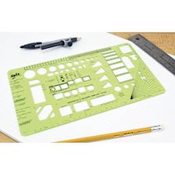 Helix Architectural Template - Architect/Builders, 5.67" x 10.60"