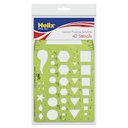 Helix General Purpose Template - 5.5" x 9.5", front of packaging