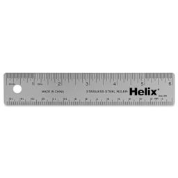 Helix Flexible Stainless Steel Ruler - 6"