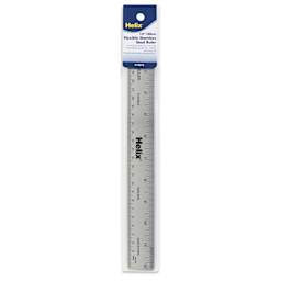 Helix Flexible Stainless Steel Ruler - 12", front of packaging