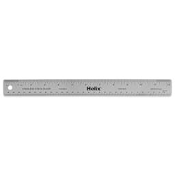Helix Flexible Stainless Steel Ruler - 12"