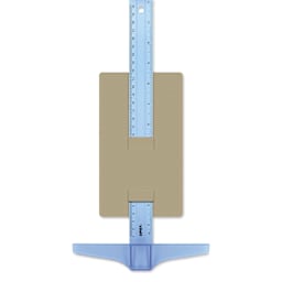 Helix Student Plastic T-Square - 12", back of packaging