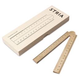 Makers Cabinet Stria Folding Ruler - 30 cm, with packaging