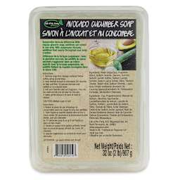 Life of the Party Glycerin Soap Base - Front of Avocado and Cucumber package