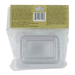 Life of the Party Embossing Soap Mold - Rectangle, Package of 3 (Back of packaging)