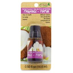 Life of the Party Soap Fragrances - Front of blister package of Orchid Coconut fragrance