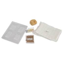 Life of the Party Botanical Soap Making Kit - Components of Kit shown