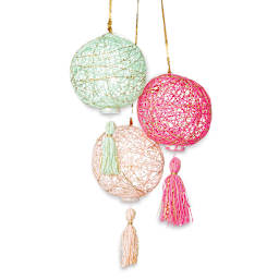 Craftivity Super String Lanterns - Three hanging lanterns shown
