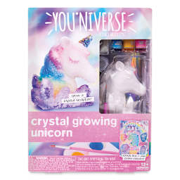 Youniverse Crystal Growing Unicorn Kit - front of package