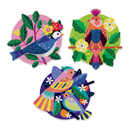 Djeco Glitter Board Kit - Paradisio (Glitter board designs)