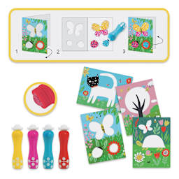 Djeco Le Petit Artist Painting Kit - Small Dots (Kit contents)
