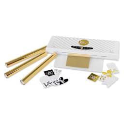 Heidi Swapp Minc Reactive Foil - Gold, 12" x 10 ft - in use