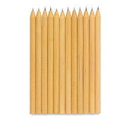 Scratch-Art Scratch-Etch Stylus - Components of package of 12 pieces in a row and shown upright