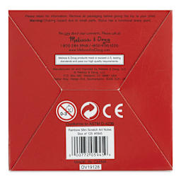 Melissa & Doug Scratch Art Mini Notes - Rainbow, back of the packaging