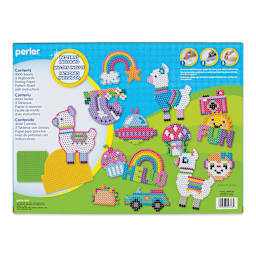Perler Deluxe Summer Fun Fused Bead Kit, back of the packaging