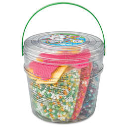 Perler Llama Fused Bead Bucket Kit back of packaging