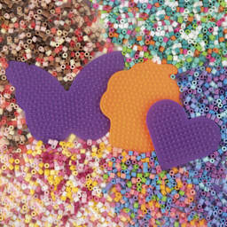 Perler Cupcakes and Butterflies Fused Bead Kit - contents