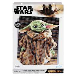 Perler Star Wars The Mandalorian Fused Bead Kit - Baby Yoda - front of packaging