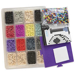 Perler The Nightmare Before Christmas Deluxe Fused Bead Kit - contents