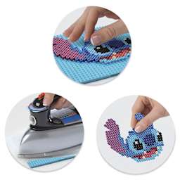 Perler Disney Stitch Fused Bead Kit - Stitch & Angel - crafting steps