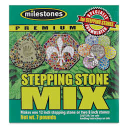 Milestones Premium Stepping Stone Mix - 7 lb, Box front of packaging