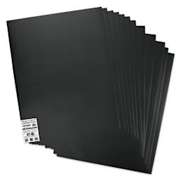 Inovart Skratch N' Sketch Scratchboards - 22" x 28", Pkg of 12, fanned out