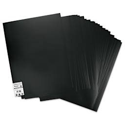 Inovart Skratch N' Sketch Scratchboards - 22" x 28", Pkg of 25, fanned out