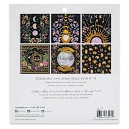Brea Reese Scratch Art Kit - Celestial back of packaging