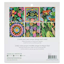 Brea Reese Scratch Art Kit - Tropical back of packaging