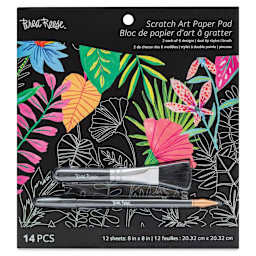 Brea Reese Scratch Art Kit - Tropical front of packaging
