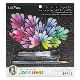 Brea Reese Scratch Art Kit - Josie Lewis Geo front of packaging