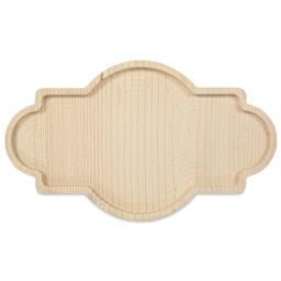 Leisure Arts Large Welled Wood Surface - Plaque 1, 10-1/2" x 6"