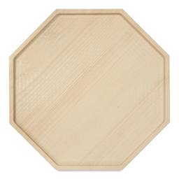 Leisure Arts Large Welled Wood Surface - Octagon, 10" x 10"