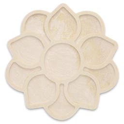 Leisure Arts Large Welled Wood Surface - Mandala, 10" x 9.7"