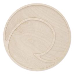 Leisure Arts Large Welled Wood Surface - Circle w/ Barrel Wave, 10" Dia.