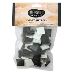 Mosaic Mercantile Venetian Tiles - Mono Mix, 3/4", 8 oz front of packaging