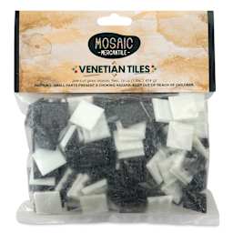 Mosaic Mercantile Venetian Tiles - Chess Mix, 3/4", 16 oz front of packaging