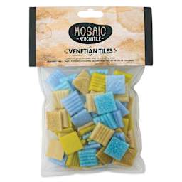 Mosaic Mercantile Venetian Tiles - Seaside Mix, 3/4", 8 oz front of packaging