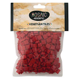 Mosaic Mercantile Venetian Tiles - Tomato, 3/8", 8 oz front of packaging