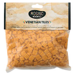 Mosaic Mercantile Venetian Tiles - Pumpkin, 3/8", 16 oz front of packaging