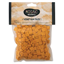 Mosaic Mercantile Venetian Tiles - Pumpkin, 3/8", 8 oz front of packaging