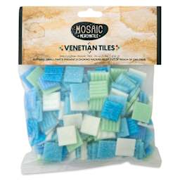 Mosaic Mercantile Venetian Tiles - Caribbean Sea, 3/4", 16 oz front of packaging
