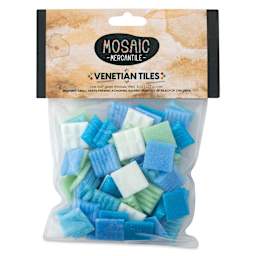 Mosaic Mercantile Venetian Tiles - Caribbean Sea, 3/4", 8 oz front of packaging