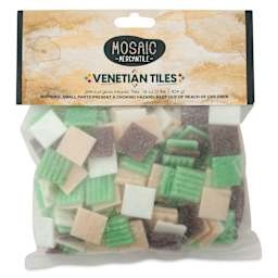 Mosaic Mercantile Venetian Tiles - English Garden Mix, 3/4", 16 oz front of packaging
