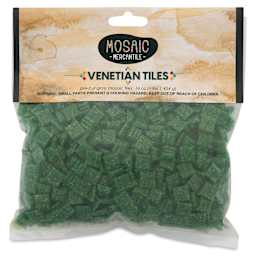 Mosaic Mercantile Venetian Tiles - Evergreen, 3/8", 16 oz front of packaging