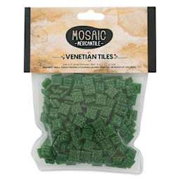 Mosaic Mercantile Venetian Tiles - Evergreen, 3/8", 8 oz front of packaging