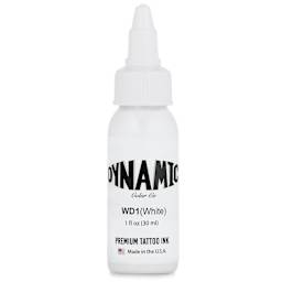Dynamic Color Tattoo Ink - White, 1 oz bottle
