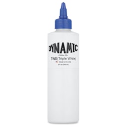 Dynamic Color Tattoo Ink - Triple White, 8 oz bottle