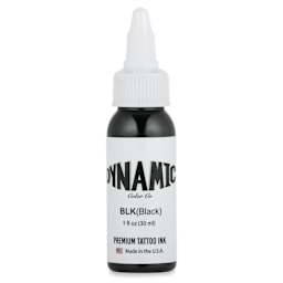 Dynamic Color Tattoo Ink - Black, 1 oz bottle
