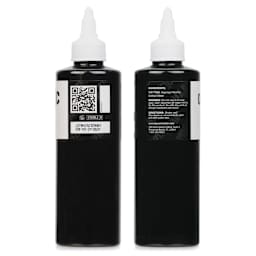 Dynamic Color Tattoo Ink - Black, 8 oz bottle, sides of bottle